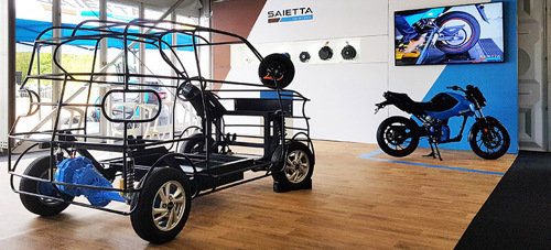 Saietta Edrive Solutions For Light Duty Two, Three And Four Wheel Vehicles